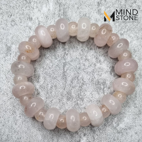 دستبند 14 میل تراش خاص رزکوارتز