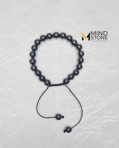 دستبند تمام سنگ حدید ساده