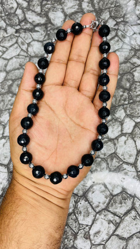 گردنبند عقیق تراش جواهری