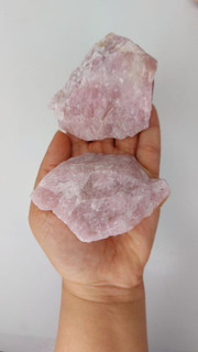 سنگ راف رزکوارتز سایز 3 (جفت)